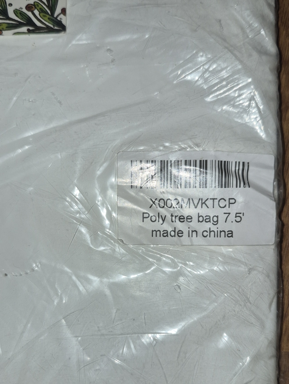 Poly Christmas Tree Storage Bag 7.5 Feet